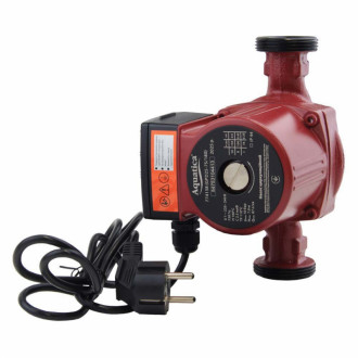 Насос циркуляційний 130Вт Hmax 7м Qmax 87л/хв Ø1½&quot; 180мм гайки Ø1&quot; AQUATICA (774138)-[articul]