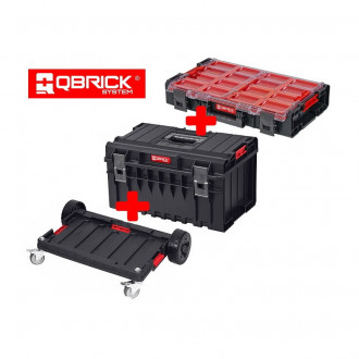 Ящик для инструментов QBRICK SYSTEM ONE (PLATFORM+350BASIC+ORGANIZER XL)-[articul]