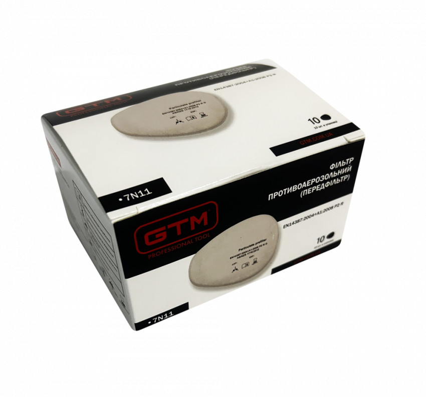 Фільтр противоаерозольний (передфільтр) GTM 7N11 (пил,дим,туман)-7N11