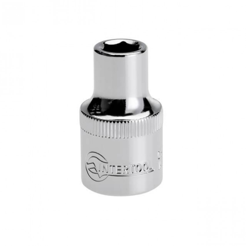 Головка шестигранна STORM 1/2", 9 мм, Cr-V INTERTOOL ET-0009-ET-0009