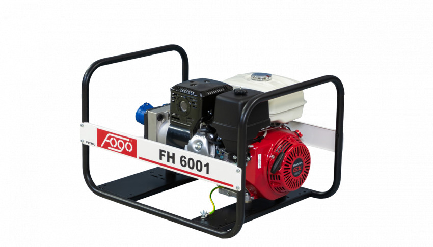 Генераторна установка F6001 1ф-5,6кВт, двиг.RATO, бак-6,2л.-F 6001