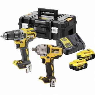 Набір з двох безщіткових інструментів DeWALT DCK2077P2T