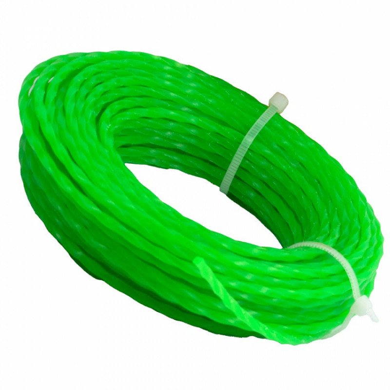 Лісочка для тримера кручений квадрат Ø3.0мм 15м Sigma (5616061)-5616061