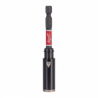 Тримач для біт магнітний ShW 1/4'' Hex MILWAUKEE, 75мм (з гвинтовим фіксатором)-[articul]