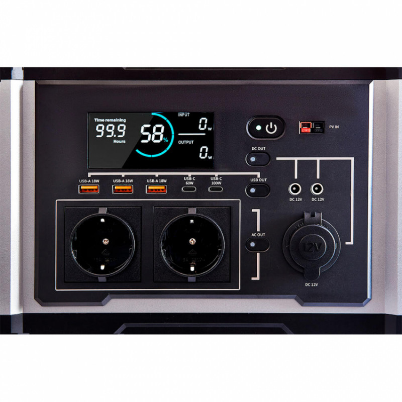 Портативний зарядний пристрій EnerSol EPB-1000NF_A-EPB-1000NF_A