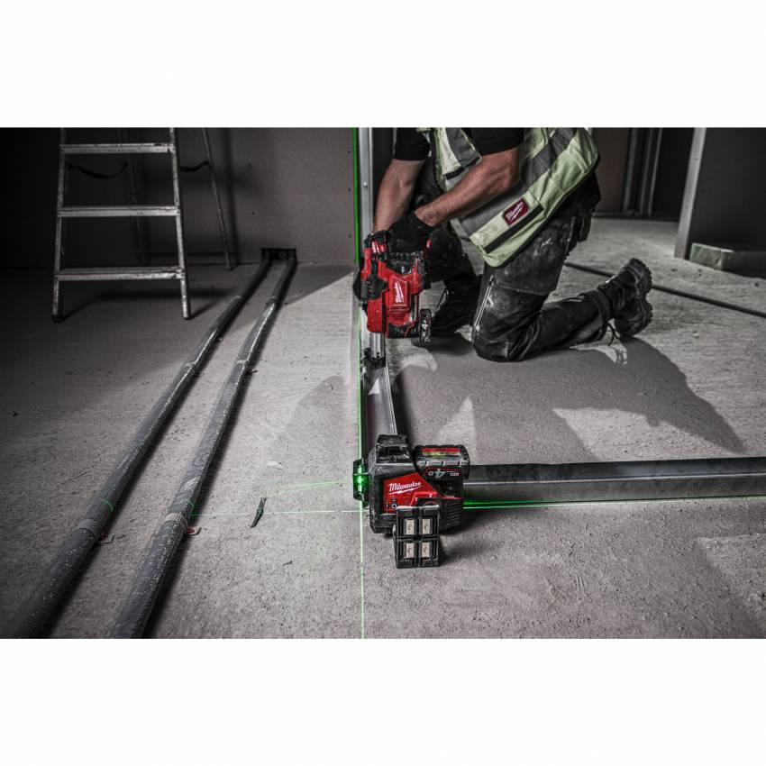 Лазерний 3D нівелір акумуляторний MILWAUKEE, M12 3PL-0C (кейс)-4933478103