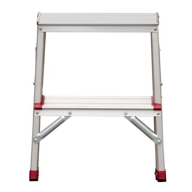 Драбина алюмінієва двостороння, 2 сходинки, висота: 440 мм, 150 кг INTERTOOL LT-1102-LT-1102