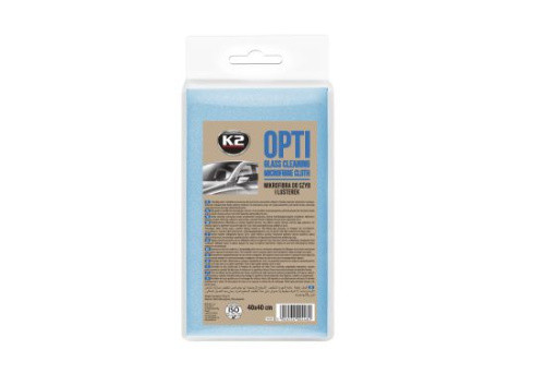 Рушник K2 Opti мікрофібра для очищення скляних та дзеркальних поверхонь 40x40см-M430