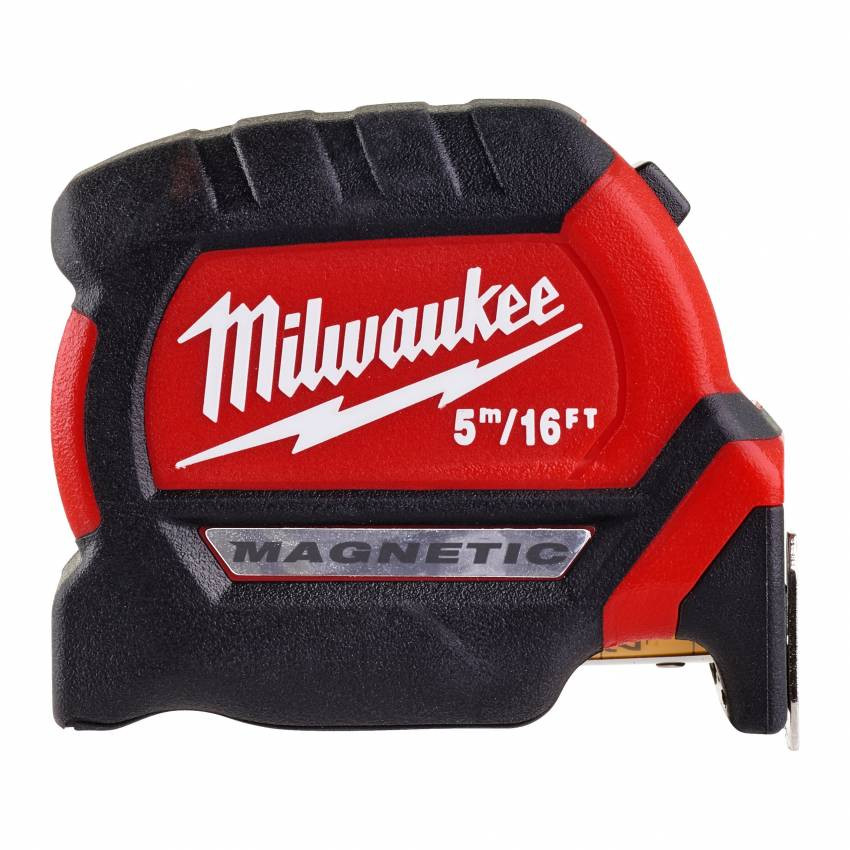 Рулетка магнитная MILWAUKEE, 5м, (27мм)-4932464599
