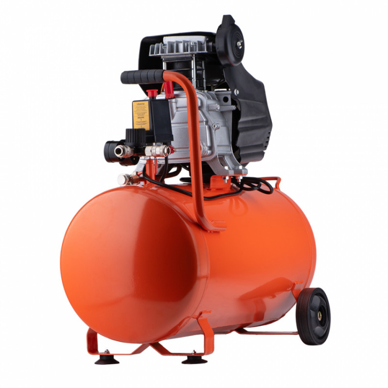 Компресор одноциліндровий 1.5кВт 198л/хв 8бар 50л (2 крана) GRAD (7043565)-7043565