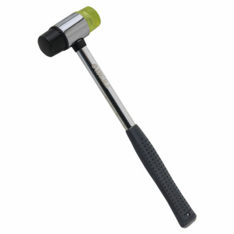 Молоток-киянка з гумово-поліуретановим бойком 370г металева обгумована рукоятка SIGMA (4317151)