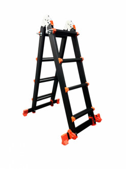 Драбина-телескоп розкладна анодований алюміній 1.14-4.0м