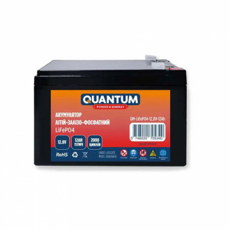 Акумулятор QUANTUM LiFePO4 12.8V 12AH-[articul]