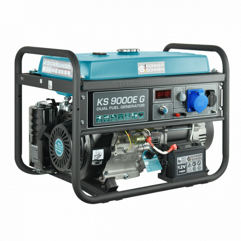Генератор газобензиновий «Könner & Söhnen» KS 9000E G-KS 9000E G