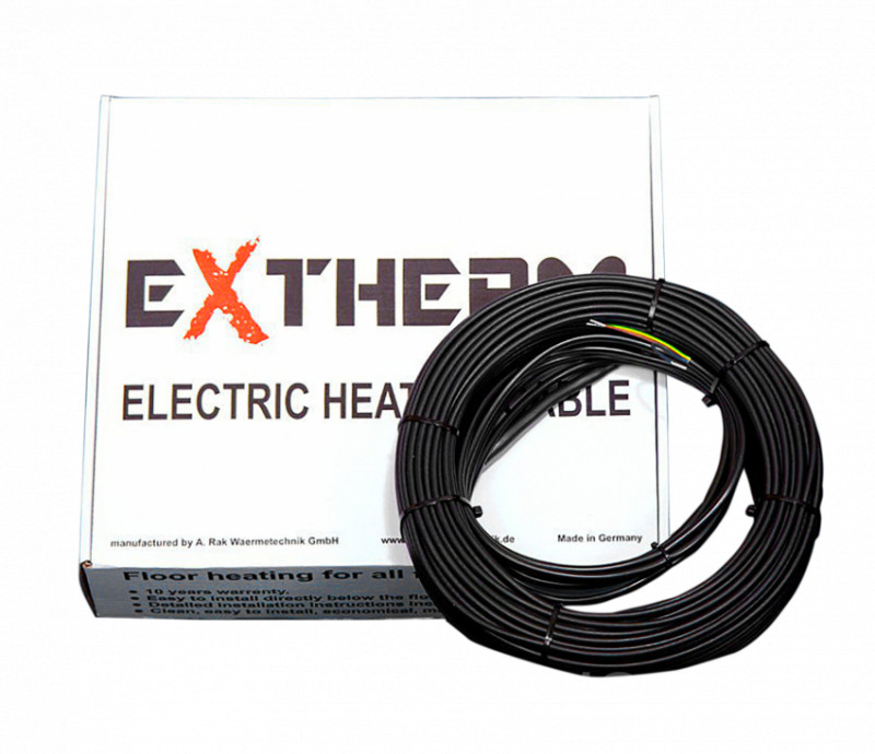 Нагрівальний кабель двожильний Extherm ETT ECO 30-1290-