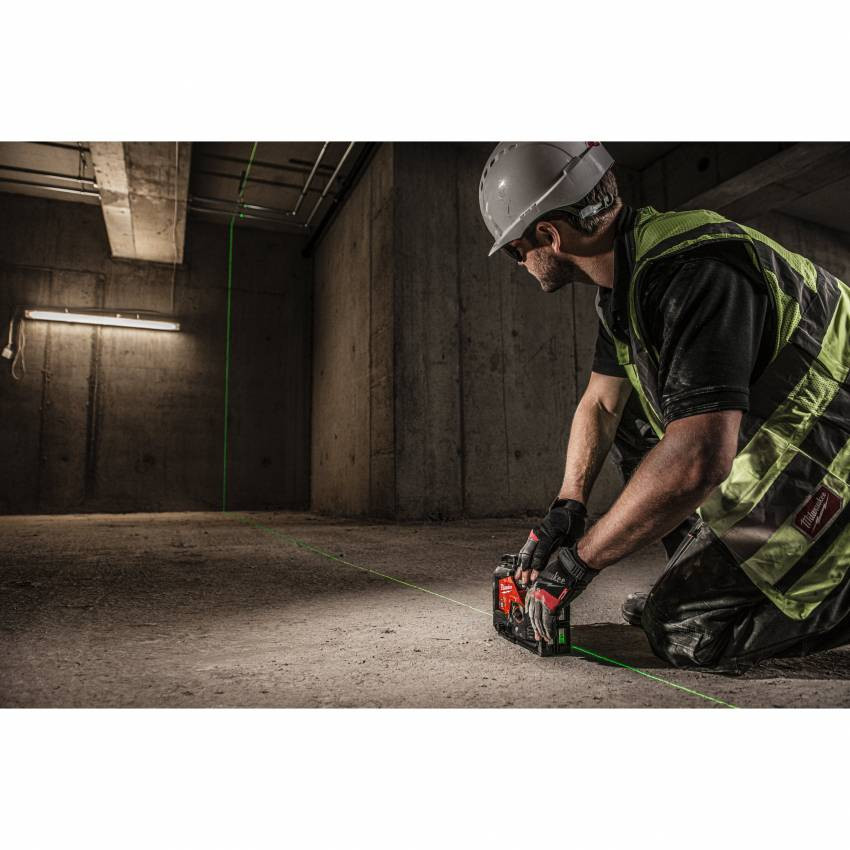 Лазерний 3D нівелір акумуляторний MILWAUKEE, M12 3PL-0C (кейс)-4933478103