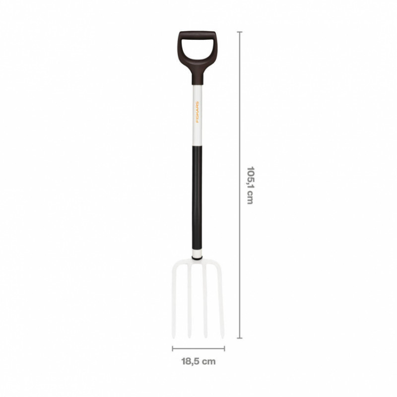Вила садові білі FISKARS White-6411501705631