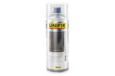 Лак акриловий універсальний Прозорий гл. 400мл UNIFIX-[articul]