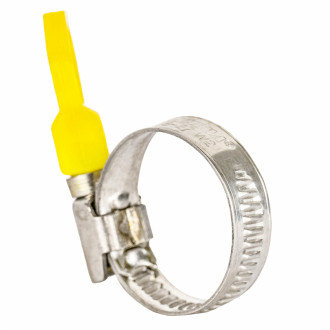 Хомут черв'ячний нержавіючий з метеликом 9мм D16-27мм 25шт Sigma (2512041)-[articul]