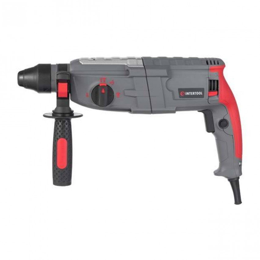 Перфоратор, 1,0 кВт, 3,5 Дж, 0-1300 об/хв, 0-5100 уд/хв, 3 режими, SDS-plus INTERTOOL DT-0185-DT-0185