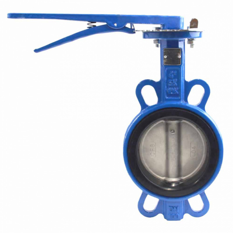 Затвор міжфланцевий «батерфляй» 4'' корпус чавун (GGG50) диск нерж (SS304) EPDM PN16 FLORA (5080154)-5080154