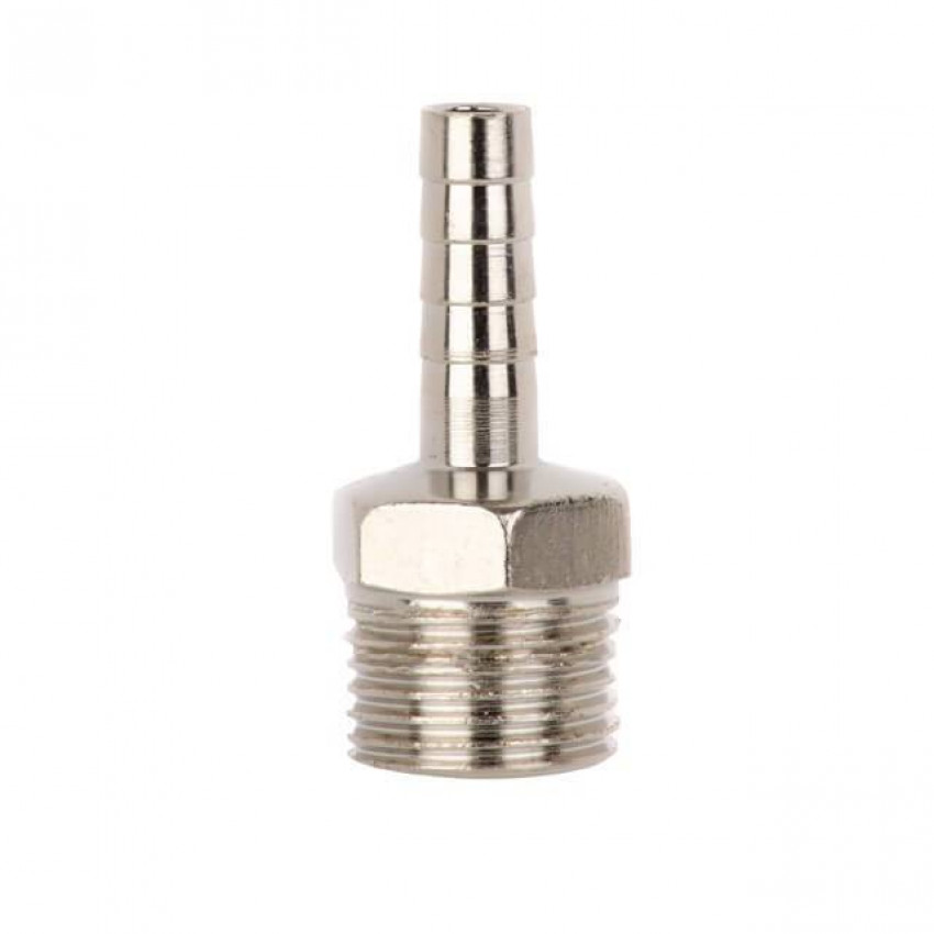 Перехідник із зовнішньою різьбою 1/4" на шланг 6 мм INTERTOOL PT-1843-PT-1843