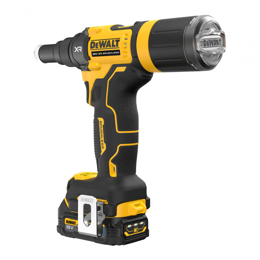 Заклепочник акумуляторний безщітковий DeWALT DCF403E1GT-DCF403E1GT