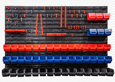 Органайзер настінний з лотками QBRICK SYSTEM Fixing Wall - BIG SET 400x358x369-Z258759PG001