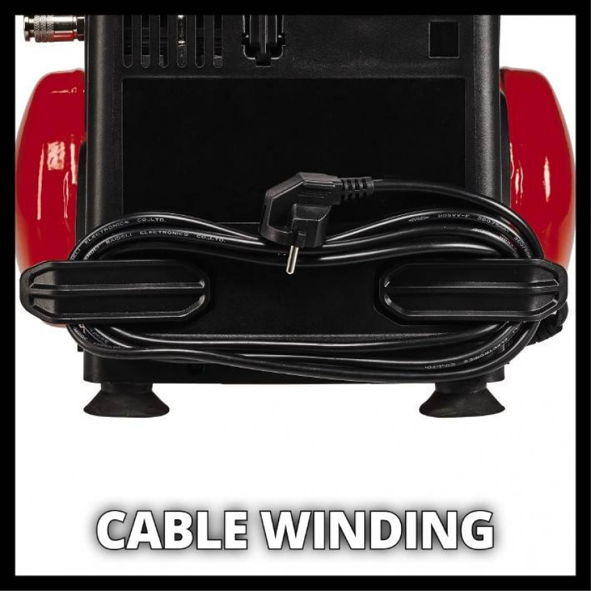Компресор повітряний Einhell TC-AC 190/6/8 OF Set (4020650) - ПОШКОДЖЕНЕ ПАКУВАННЯ!-