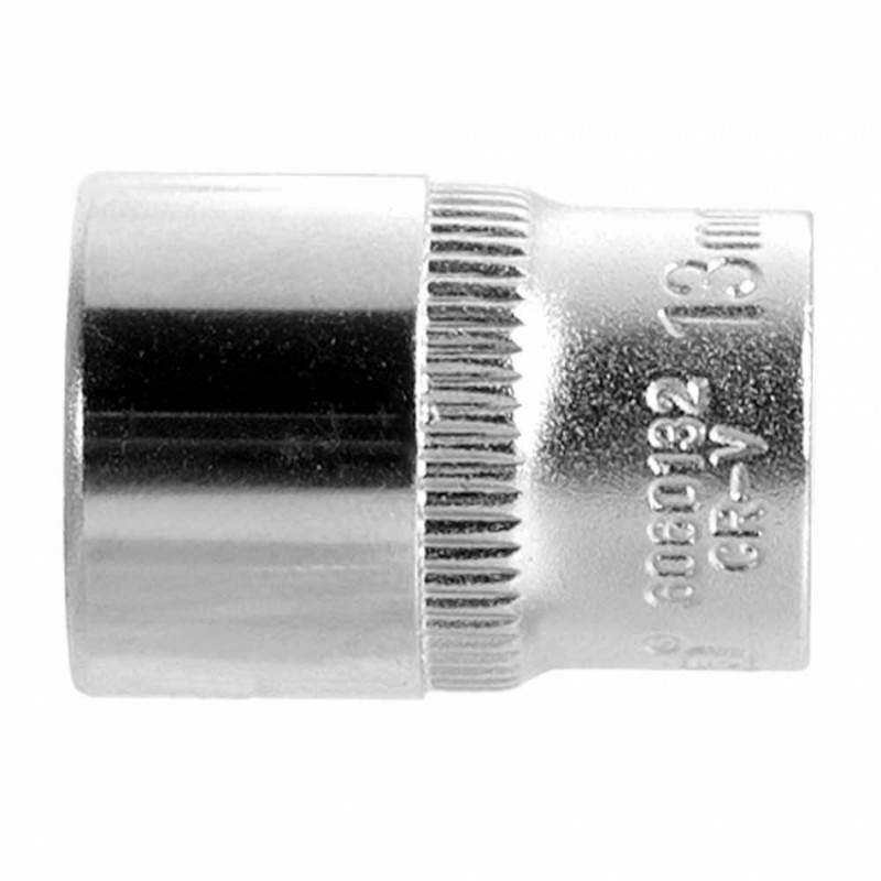 Насадка шестигранна коротка 1/4" 13мм CrV ULTRA (6060132)-6060132