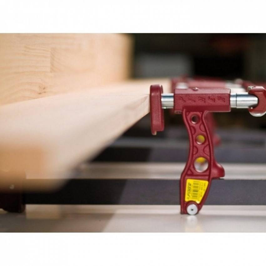 Струбцина Maxipress F-80 cm (щелепа 120mm, напрямна 35x8mm)-P60080