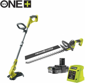 Комбінований садовий комплект RYOBI RY18LT18HTA-120 18V ONE+-[articul]