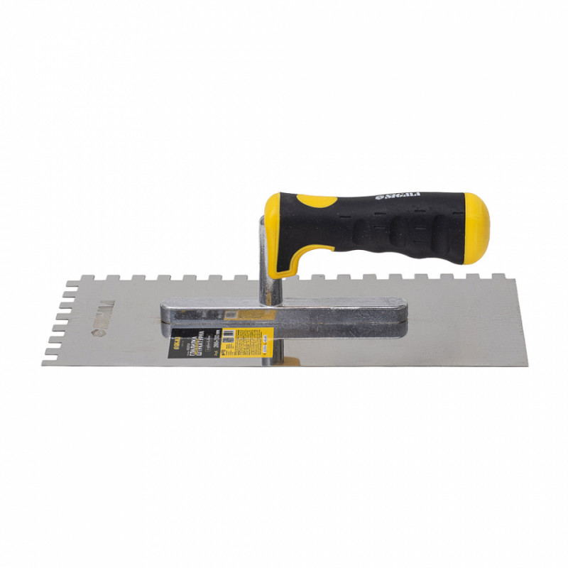 Прасувальна штукатурна нержавіюча з зубом Profi 280мм×130мм 8×8мм Sigma (8327531)-8327531