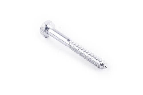 Шуруп до дерева з шестигранною головкою 8*80 DIN 571 цинк білий (пач 20шт) APRO-2068080-2