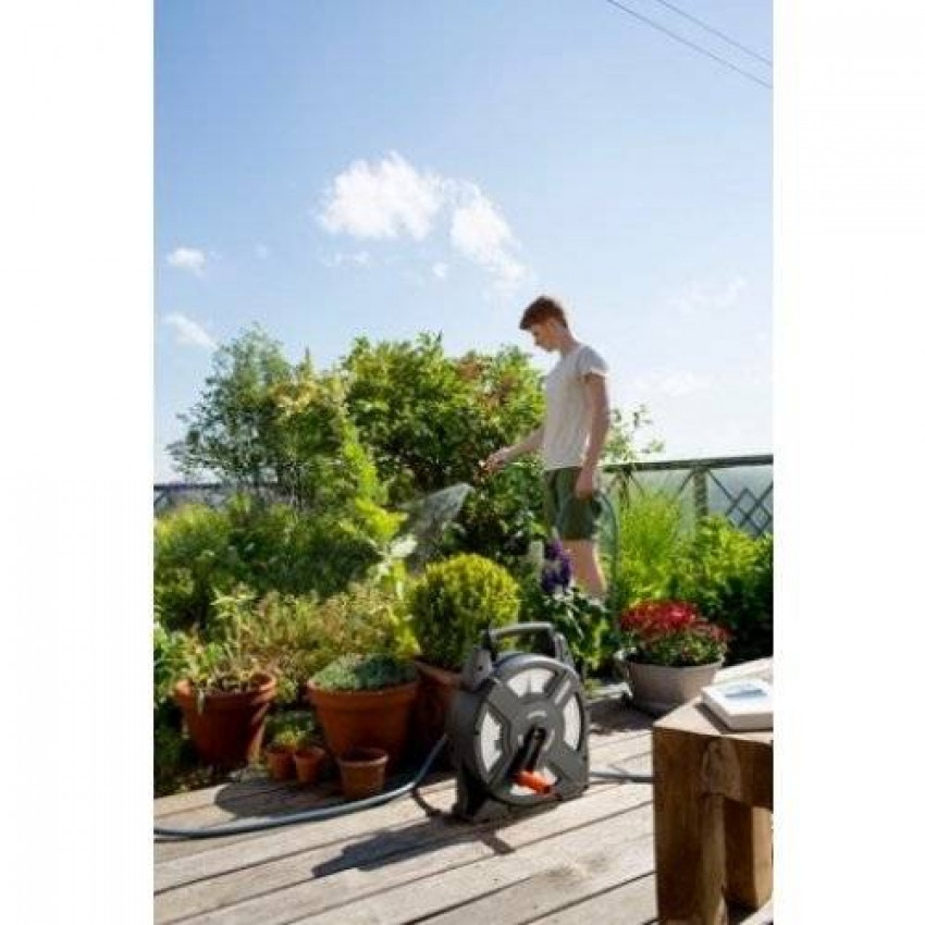 Котушка зі шлангом Gardena 18400 + комплект для підключення-18400-20.000