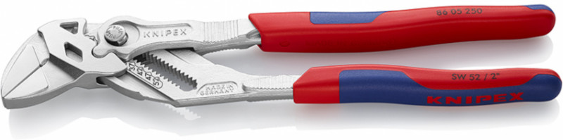 Переставні кліщі-гаєчний ключ KNIPEX 86 05 250 SB-86 05 250 SB