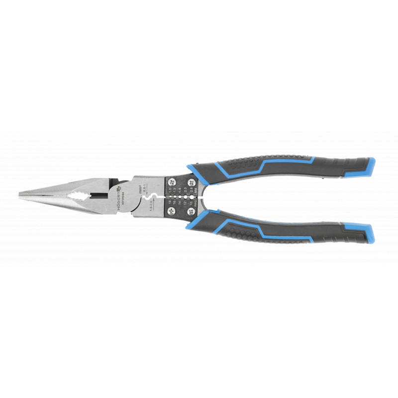 Багатофункціональні універсальні подовжені плоскогубці HOEGERT 0.5 - 2.5 HT1P244-HT1P244