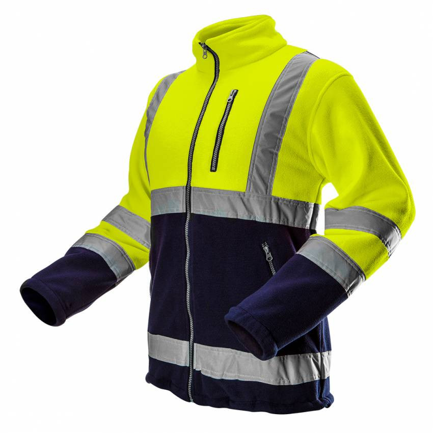 Блуза флісова сигнальна, жовта, розмір  XL-81-740-XL