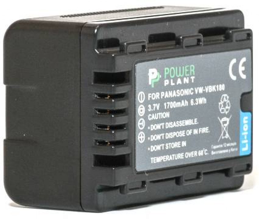 Акумулятор PowerPlant Panasonic VW-VBK180 1700mAh-DV00DV1291