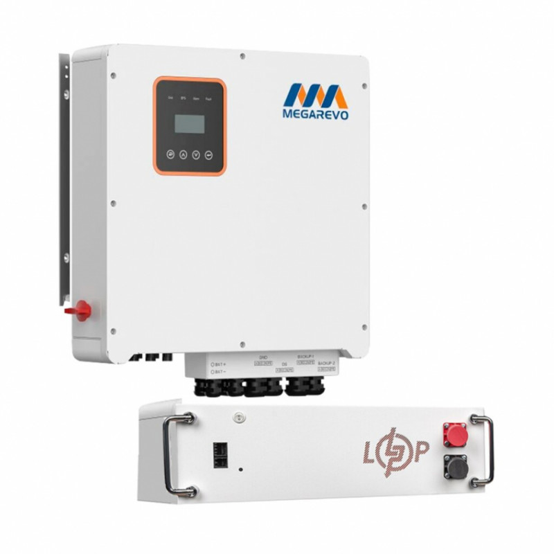 Комплект резервного живлення LogicPower ДБЖ 15000W + літієва (LiFePO4) батарея 15360 Wh-