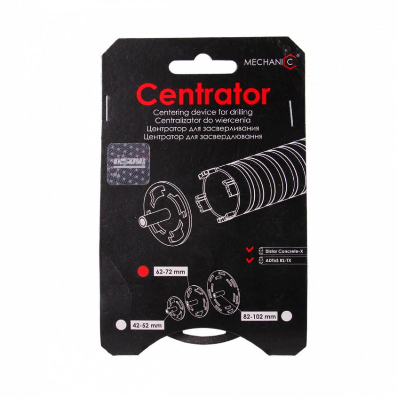 Центратор для засвердлювання CENTRATOR RS/RM-TX 62/72-71419031030