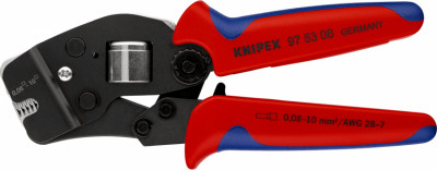 Інструмент для обжиму контактних гільз з автоналаштуванням KNIPEX 97 53 08 SB-[articul]