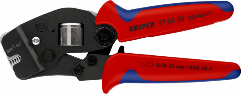 Інструмент для обжиму контактних гільз з автоналаштуванням KNIPEX 97 53 08 SB-97 53 08 SB
