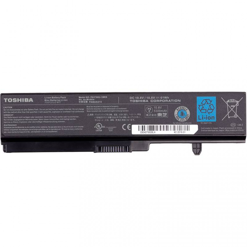 Акумулятор для ноутбука TOSHIBA Satellite T130 (PA3780U-1BRS, TA3780LH) 10.8V 5300mAh (original)-NB510399