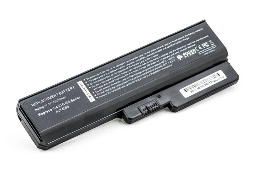 Акумулятор PowerPlant для ноутбуків IBM/LENOVO IdeaPad G430 (ASM 42T4586, LOG530LH) 11.1V 5200mAh-NB00000042