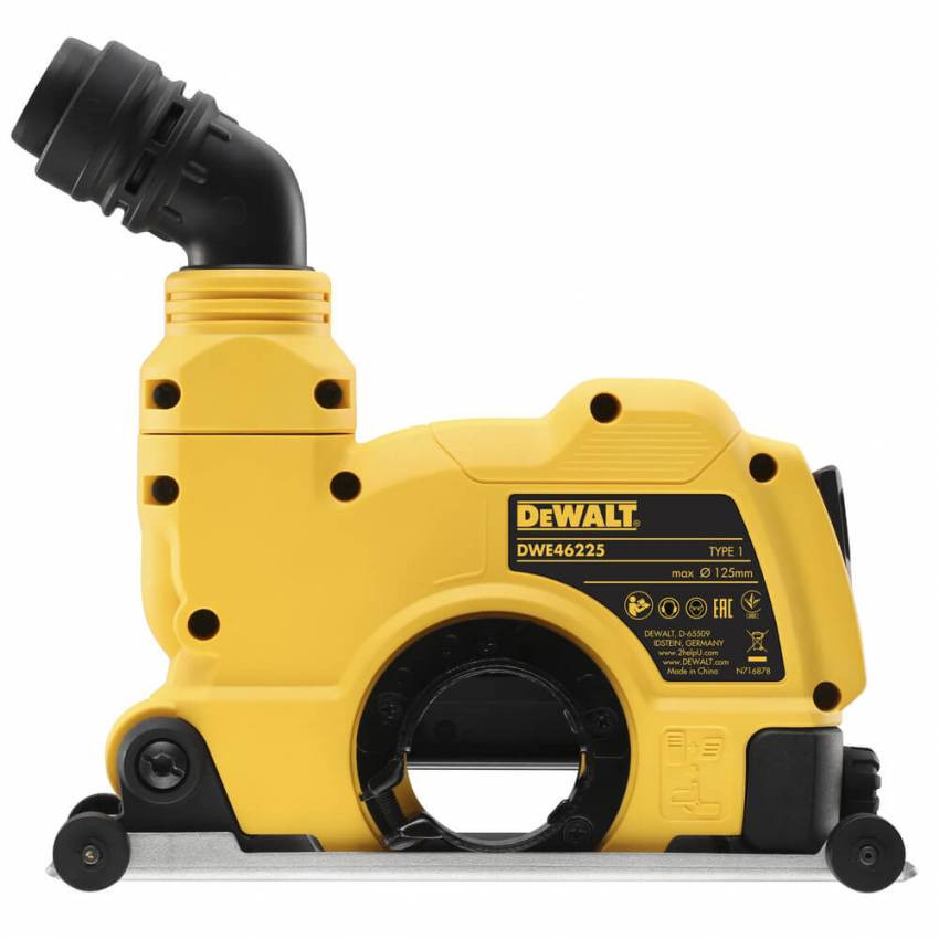 Захисний кожух для відводу пилу DeWALT, сумісний з УШМ 125 мм DWE46225-DWE46225