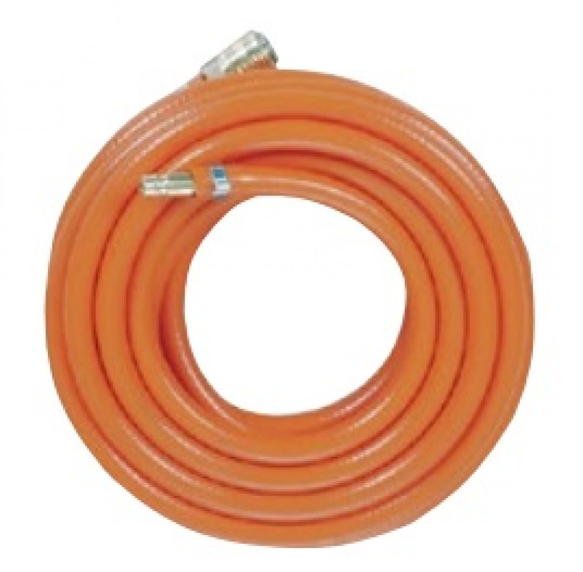 Пневмошланг ABAC H PVC-QRC-E-OR Ø15/Ø9, 10 м, 15 бар, 1,45 кг-