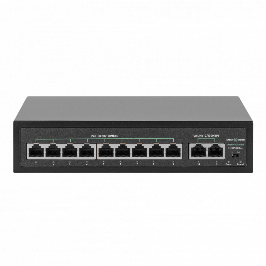 Комутатор мережевий POE GV-016-D-09+2P-