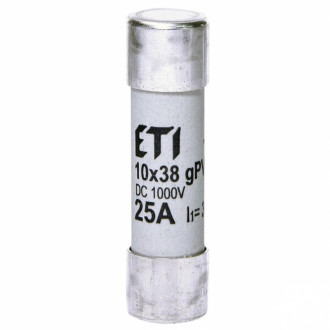 Запобіжник ETI CH 10x38 gPV 25A 1000V (30kA) (2625139)-[articul]