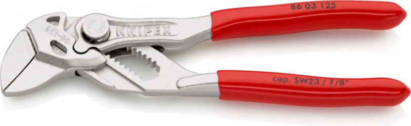 Мініатюрний цанговий ключ (переставні кліщі) KNIPEX 86 03 125 SB-86 03 125 SB